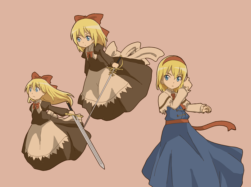 alice margatroid and shanghai doll (touhou) drawn by hatopoo_(beach7pijon)