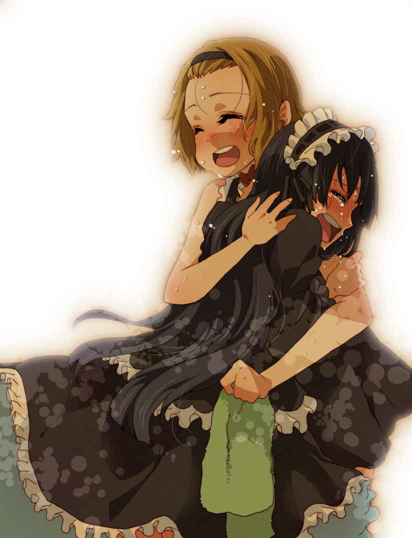 akiyama mio and tainaka ritsu (k-on!) drawn by takanashi_ringo