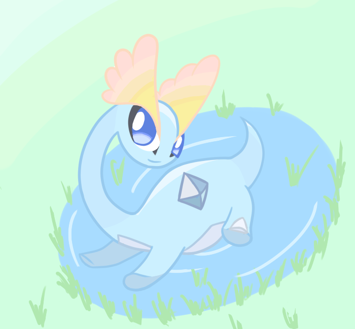 amaura (pokemon and 1 more) drawn by kirato_001