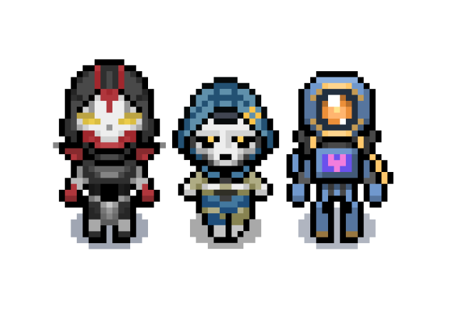 ash, revenant, and pathfinder (apex legends) drawn by hato_(hatobatobird)