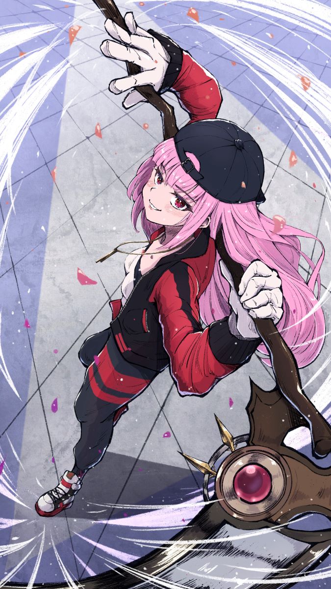 mori calliope (hololive and 1 more) drawn by ld_(luna_dial398)