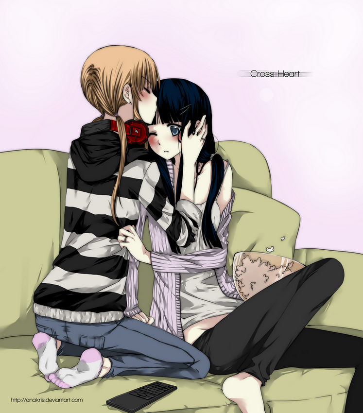 kotomi and haru (original) drawn by ana_c._sanchez