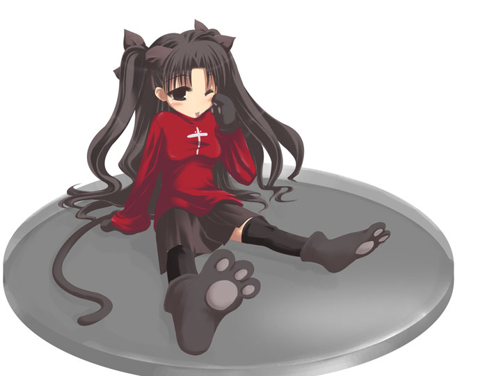 tohsaka rin (fate and 1 more) drawn by satomi_(black_scarecrow)