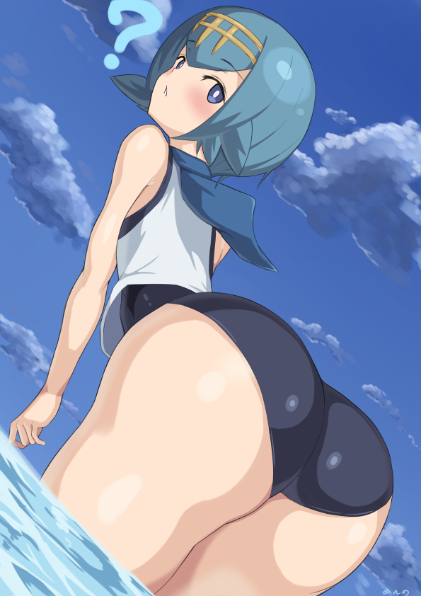 lana (pokemon and 1 more) drawn by kanno_(user_tgnd4488)