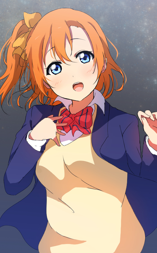 kosaka honoka (love live! and 1 more) drawn by icehotmilktea