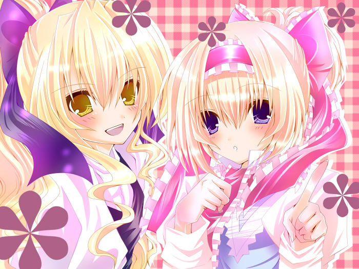 kirisame marisa and alice margatroid (touhou) drawn by nanase_nao