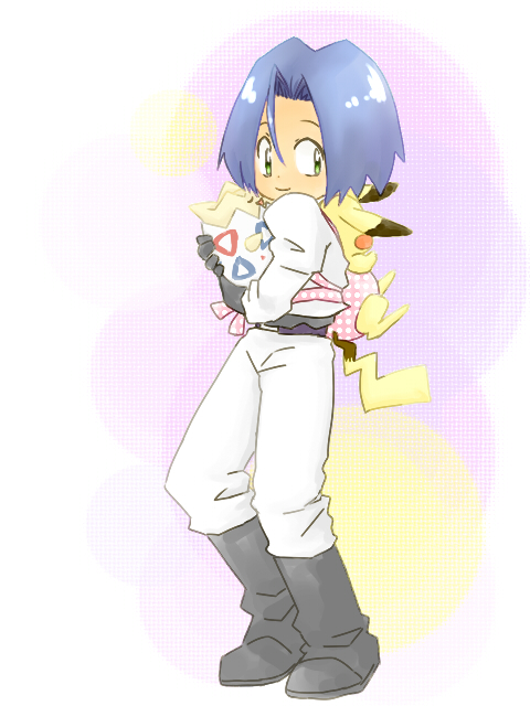 pikachu, james, and togepi (pokemon) drawn by kinko-haruka