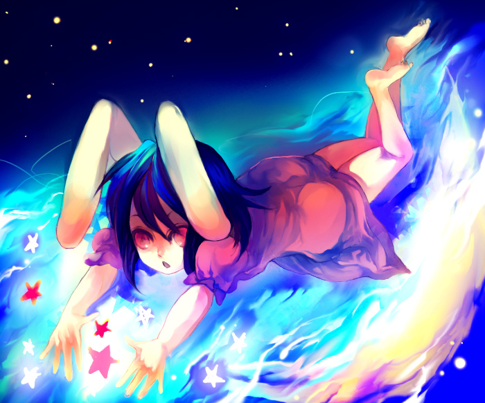 inaba tewi (touhou) drawn by toriko_(hatoriko)