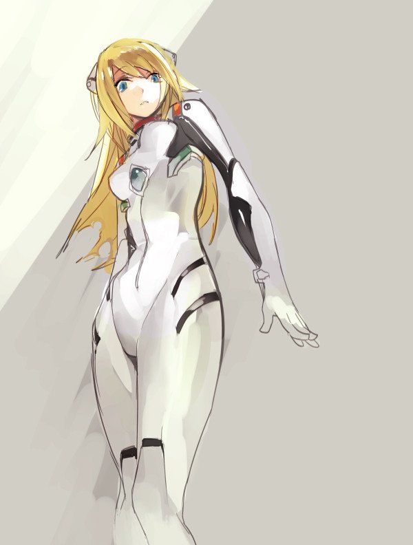 ayanami rei, noel vermillion, and mu-12 (neon genesis evangelion and 1 more) drawn by hyakuhachi_(over3)