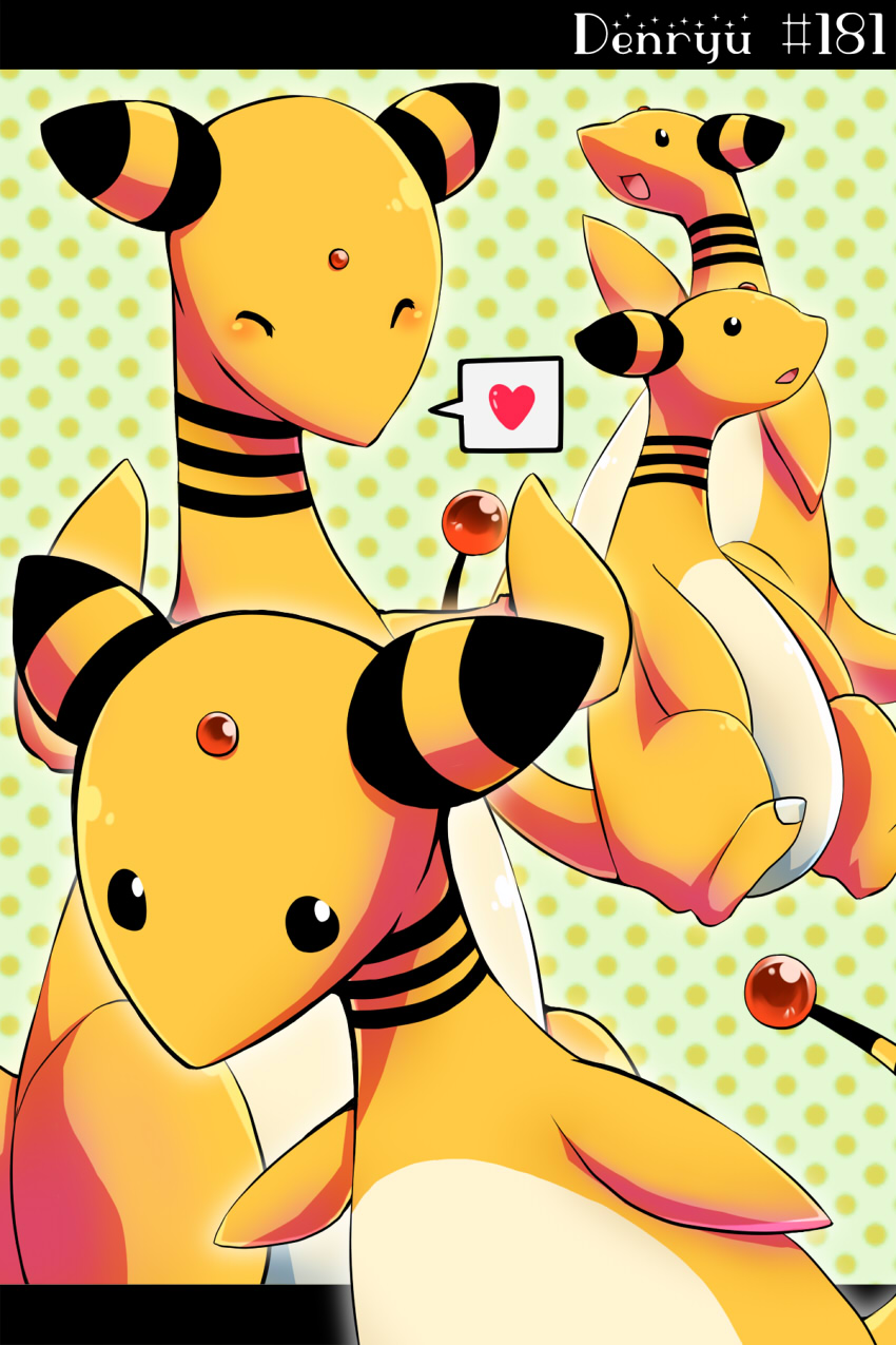 ampharos (pokemon) drawn by idora_(idola)