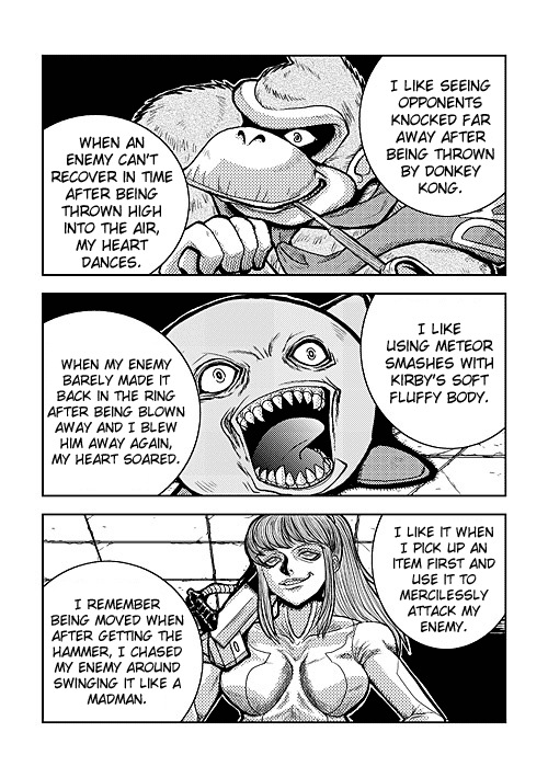 kirby, samus aran, and donkey kong (kirby and 4 more) drawn by mikagami_hiyori