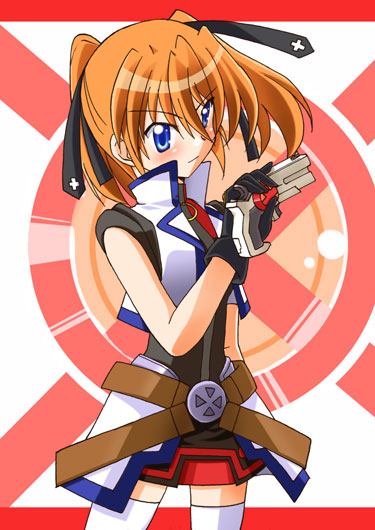 teana lanster and cross mirage (lyrical nanoha and 1 more) drawn by sasaki_soujuurou