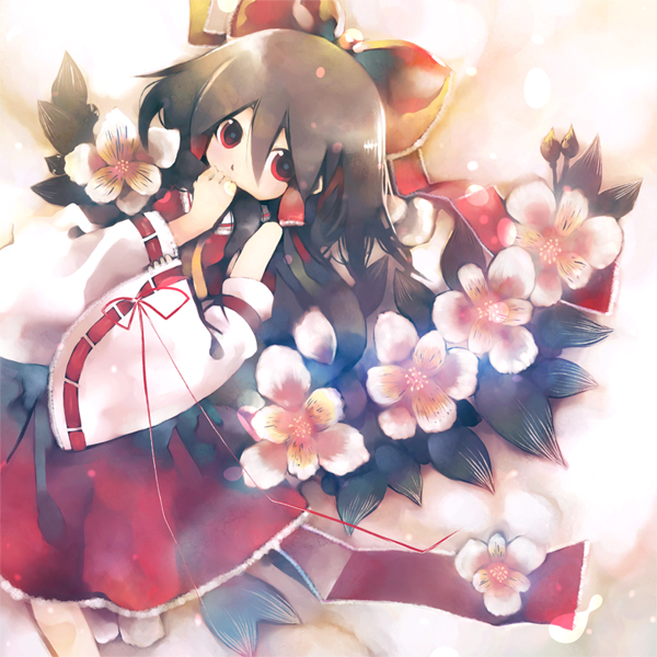 hakurei reimu (touhou and 1 more) drawn by kei_(keigarou)
