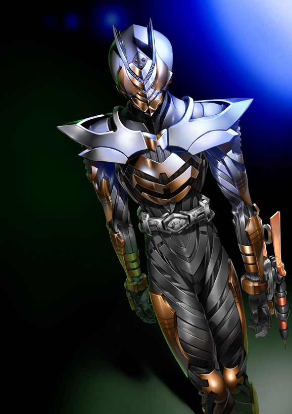 kamen rider thebee (kamen rider and 1 more) drawn by suzume_inui