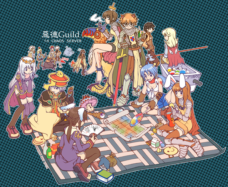 priest, swordsman, wizard, knight, blacksmith, and 5 more (ragnarok online) drawn by monster_gogo