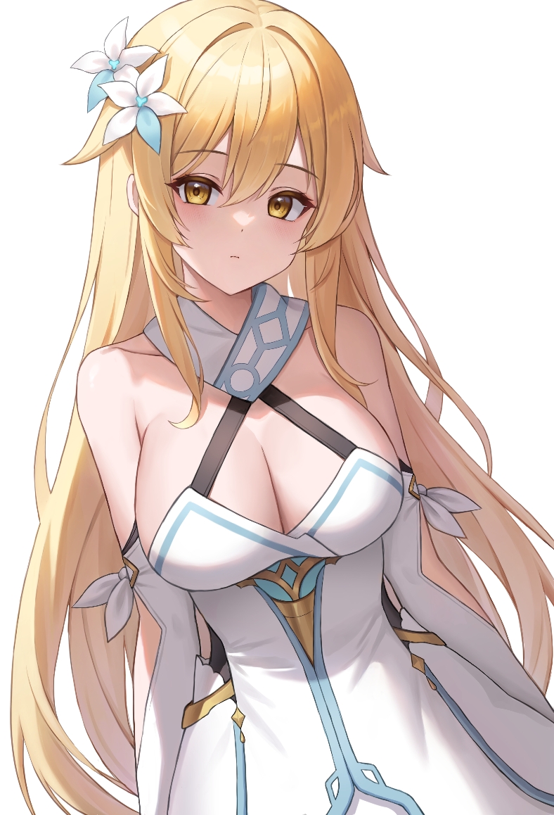 lumine (genshin impact) drawn by chelly_(glisten_chelly)