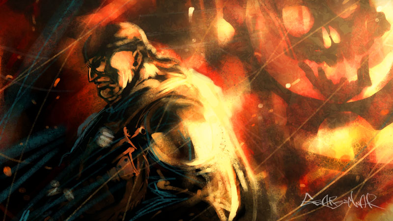 marcus fenix (gears of war) drawn by kei_(keigarou)