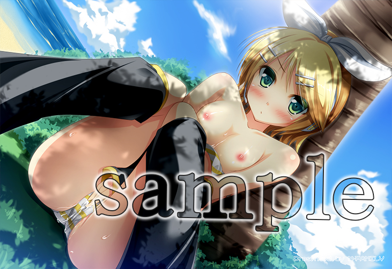 kagamine rin (vocaloid) drawn by massan