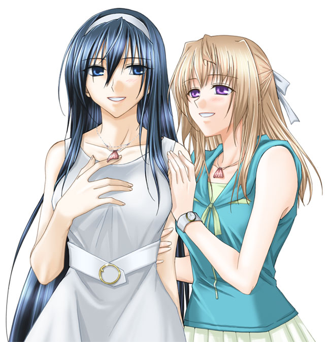 himemiya chikane and kurusugawa himeko (kannazuki no miko) drawn by fervent_idiot