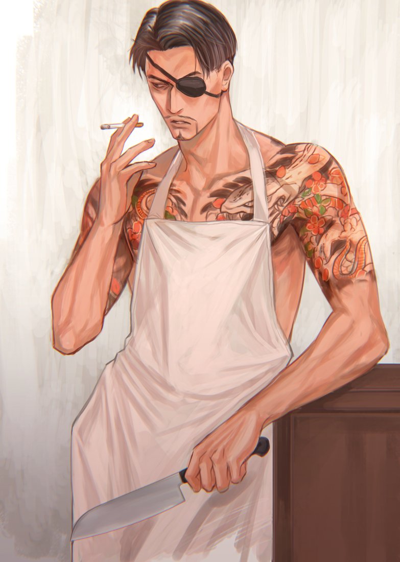 majima goro (ryuu ga gotoku) drawn by aomi_nekosuki