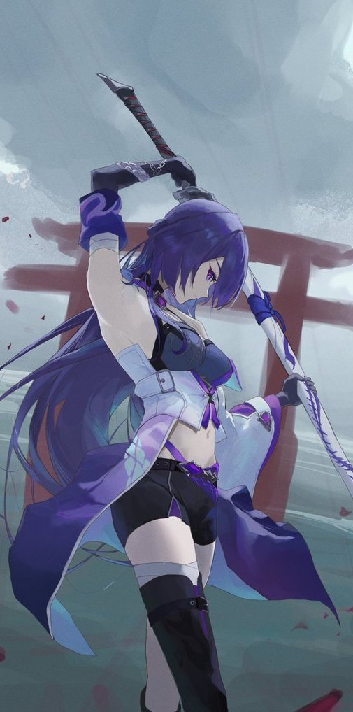 acheron (honkai and 1 more) drawn by minono_mn