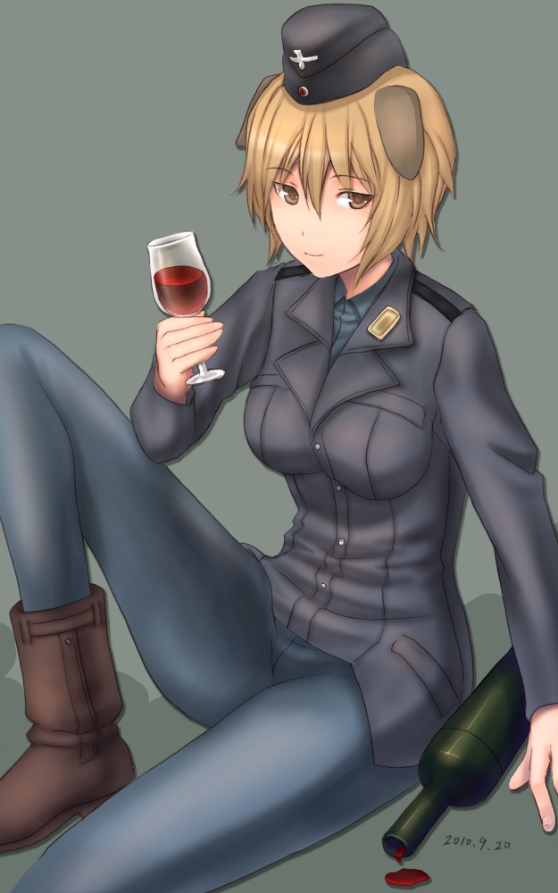 waltrud krupinski (world witches series and 1 more) drawn by sabamu