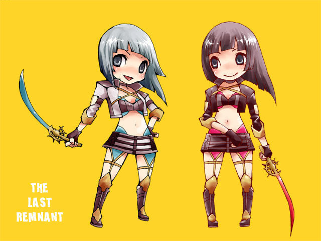 hannah and hinnah (the last remnant) drawn by youshichi