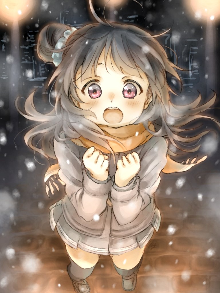 tsushima yoshiko (love live! and 1 more) drawn by haru_hina