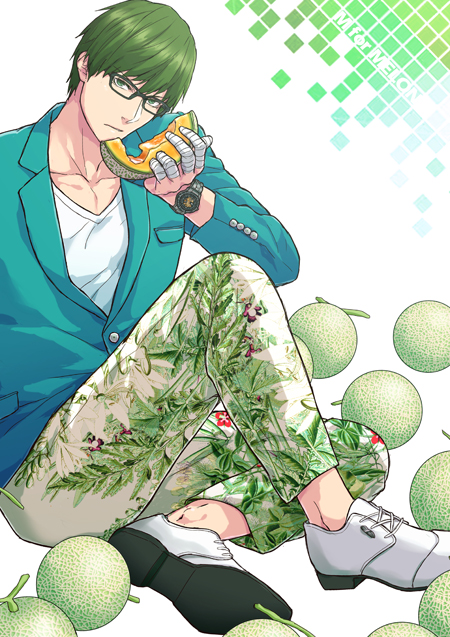 midorima shintarou (kuroko no basuke) drawn by zawar379