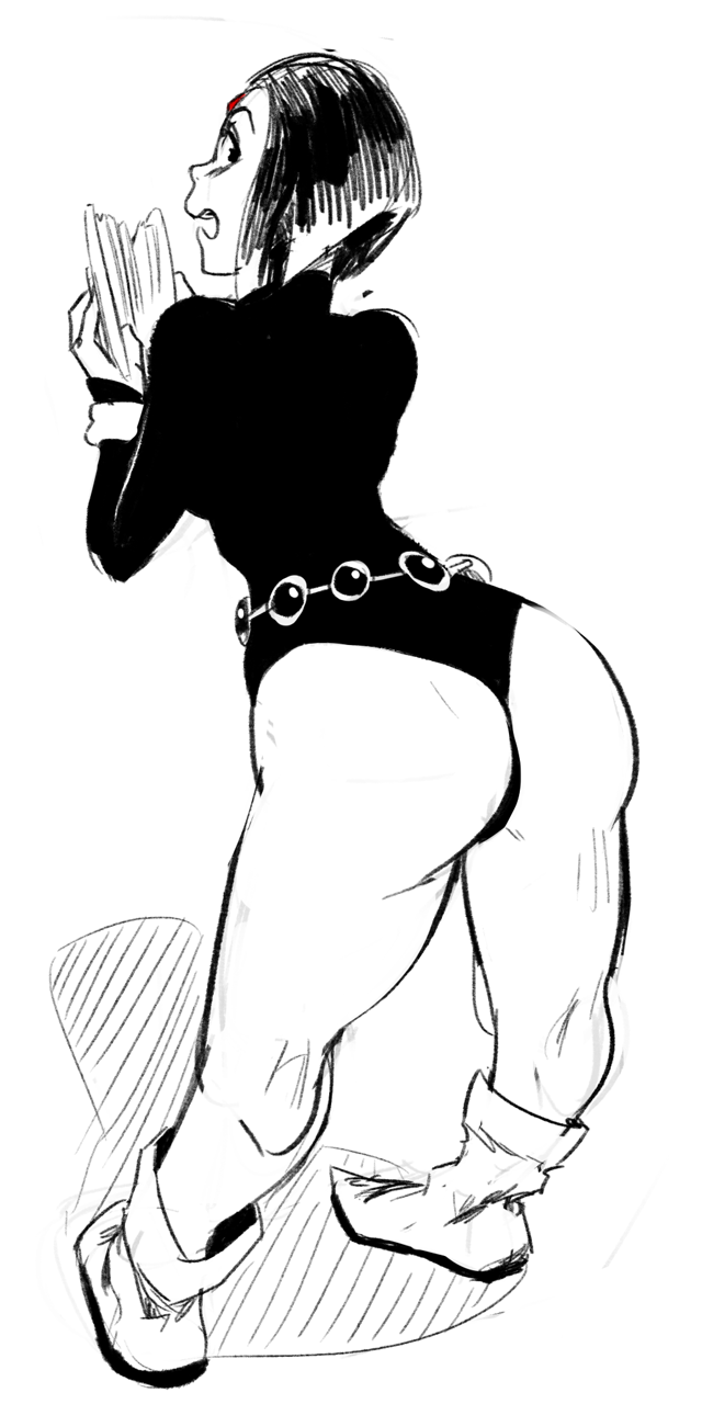 raven (dc comics and 1 more) drawn by polyle