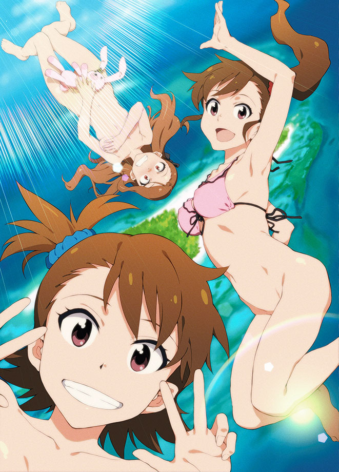 minase iori, futami mami, futami ami, and usa-chan (idolmaster) drawn by takemura_sessyu