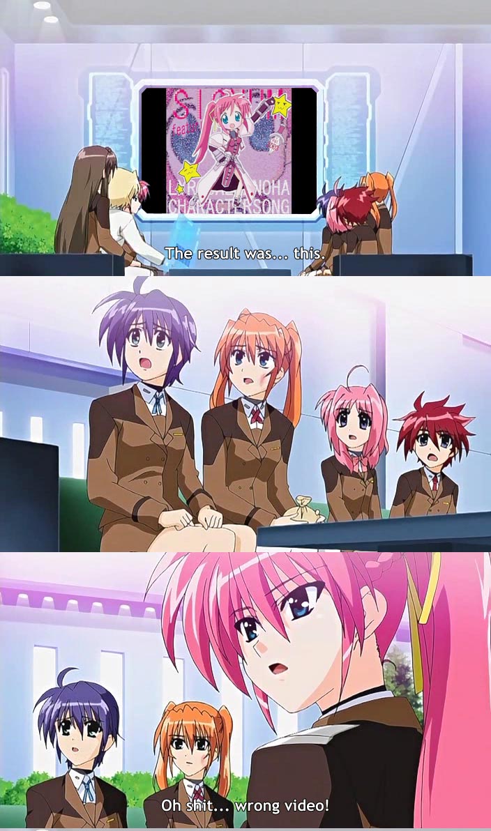 signum, subaru nakajima, teana lanster, shamal, caro ru lushe, and 2 more (lyrical nanoha and 2 more)