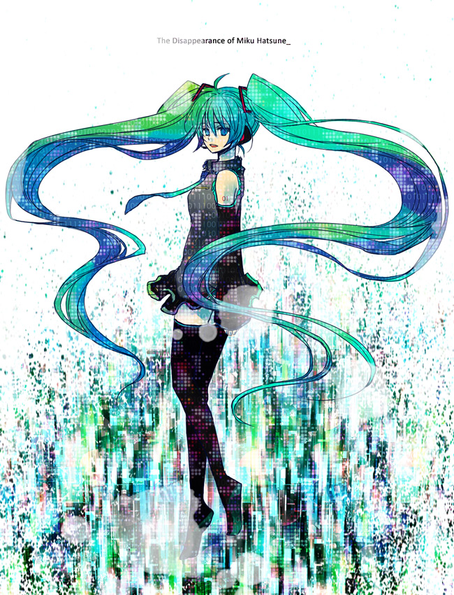 hatsune miku (vocaloid and 1 more) drawn by yuzumi