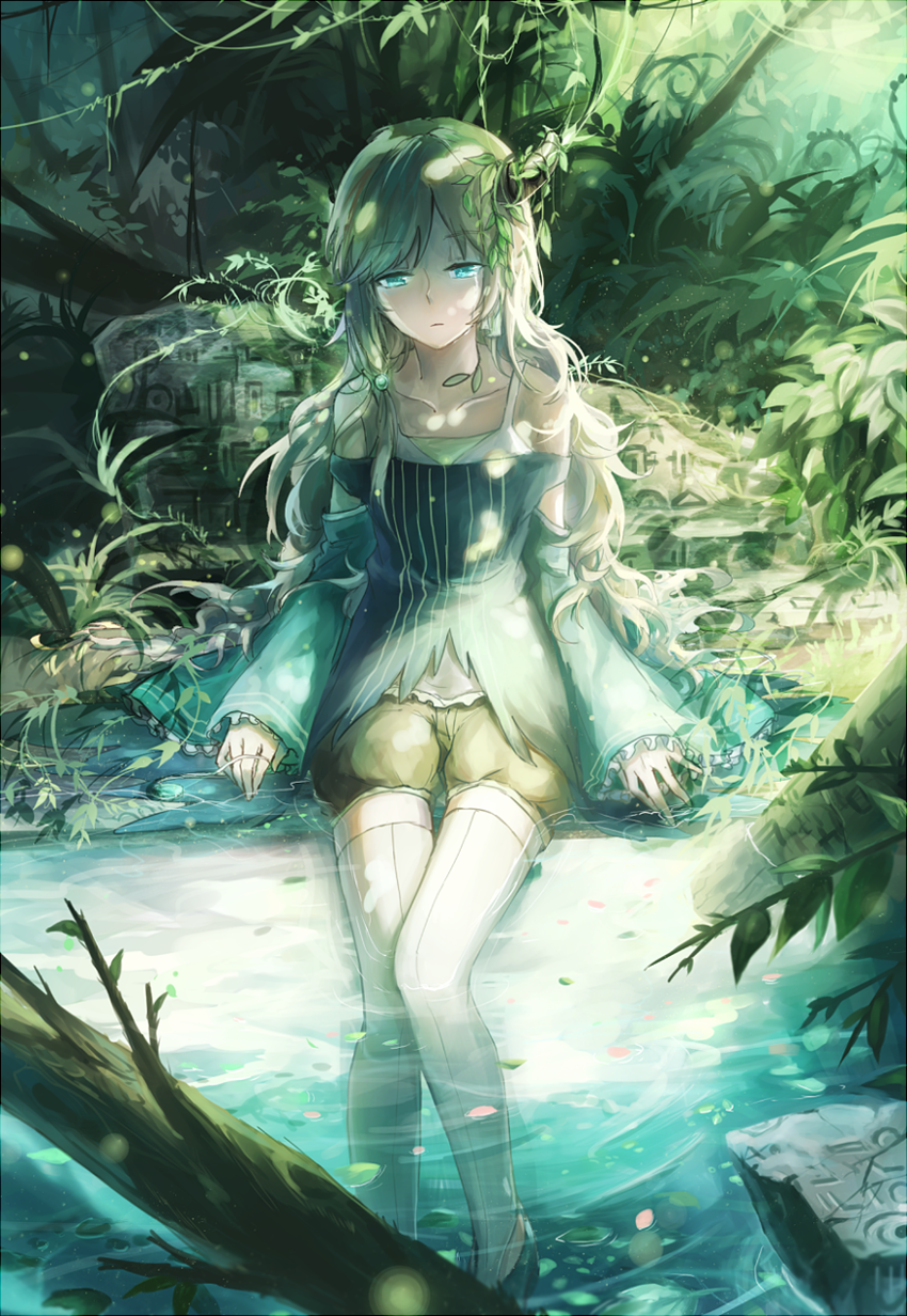pixiv fantasia and 1 more drawn by domik
