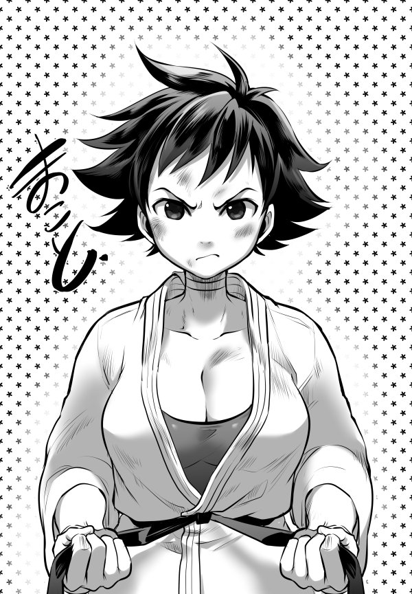 makoto (street fighter and 1 more) drawn by marimo_(yousei_ranbu)