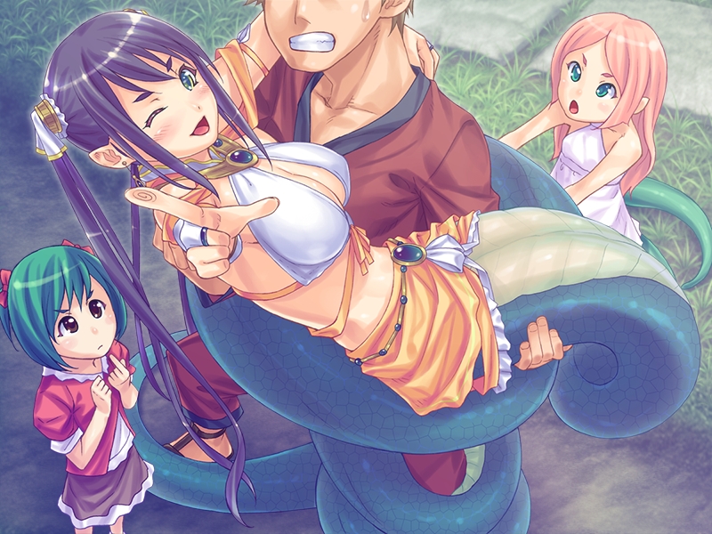 lamia hygieia (mamonomusume to no seikatsu ~ramia no baai~ and 1 more) drawn by bubuzuke