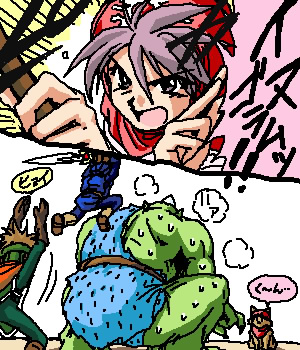 princess of moonbrook, prince of lorasia, prince of samantoria, and gigantes (dragon quest and 1 more) drawn by hanbu_hantarou
