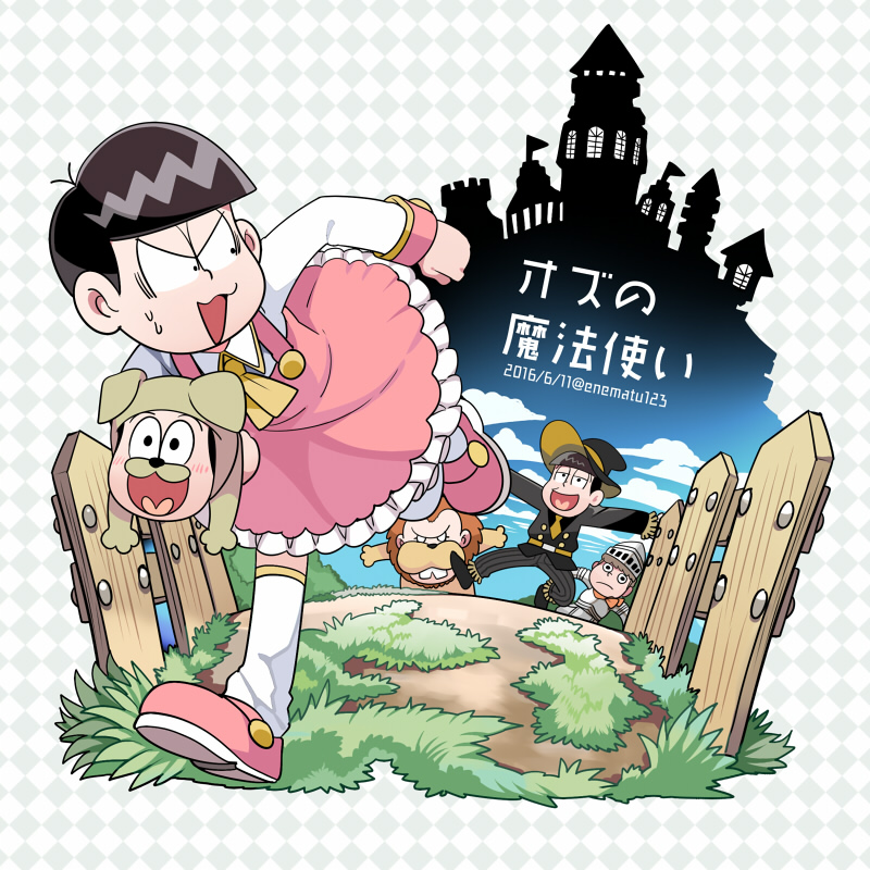 matsuno jyushimatsu, matsuno todomatsu, dorothy gale, atsushi, tin man, and 5 more (osomatsu and 2 more) drawn by garara382