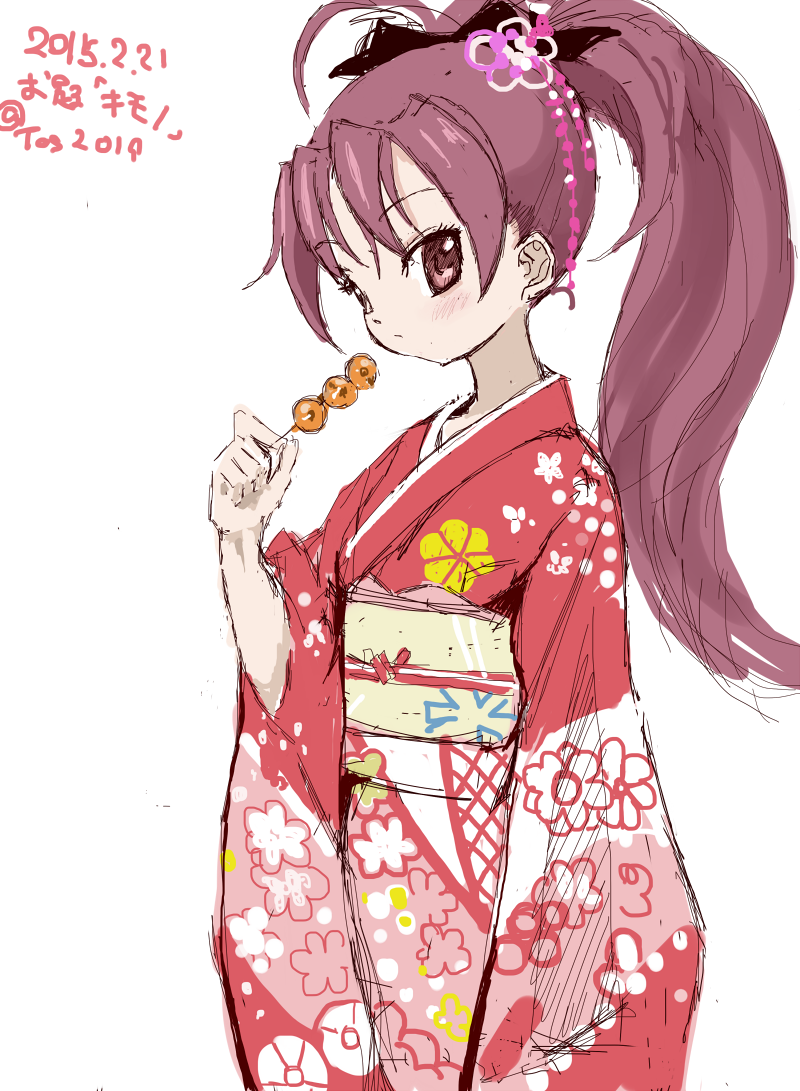 sakura kyoko (mahou shoujo madoka magica) drawn by toshi_(little-fluffy-cloud)