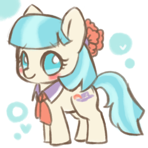 coco pommel (my little pony and 1 more) drawn by lovewolf5122