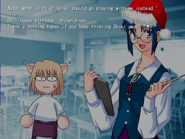 ciel, neco-arc, and ciel-sensei (tsukihime) drawn by takeuchi_takashi
