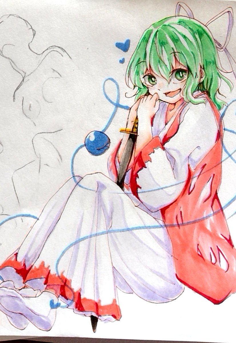 komeiji koishi and meira (touhou) drawn by snow_to_you