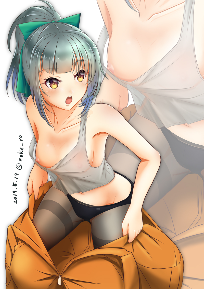 yuubari (kantai collection) drawn by moke_ro