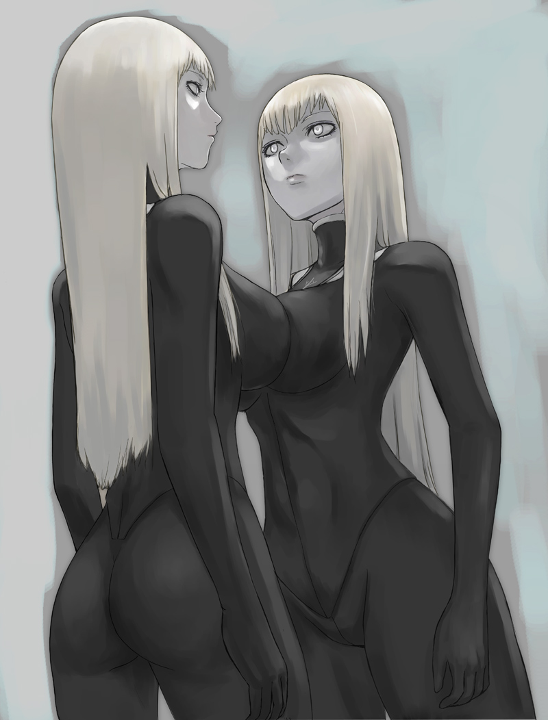 alicia and beth (claymore) drawn by tea_(nakenashi)