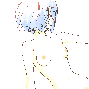 ayanami rei (neon genesis evangelion) drawn by gen_(susono01)
