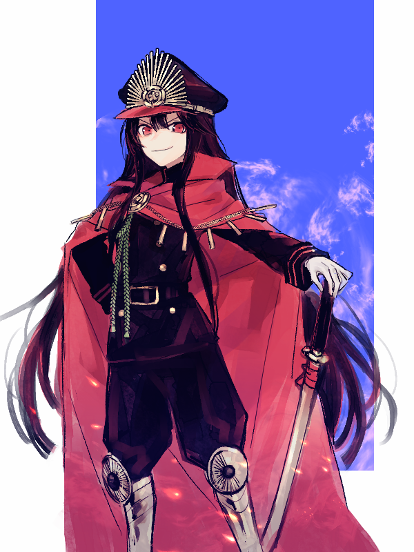 oda nobunaga (fate and 1 more) drawn by katagiri_(mighty_swing)