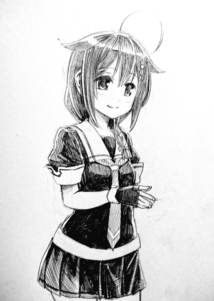 shigure and shigure kai ni (kantai collection) drawn by gouta_(nagishiro6624)