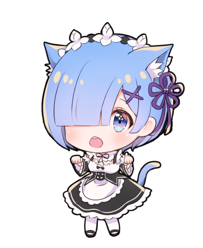 rem (re:zero kara hajimeru isekai seikatsu) drawn by melings_(aot2846)