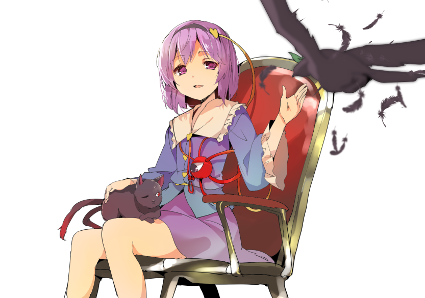 komeiji satori, kaenbyou rin, and reiuji utsuho (touhou) drawn by hasebe_yuusaku