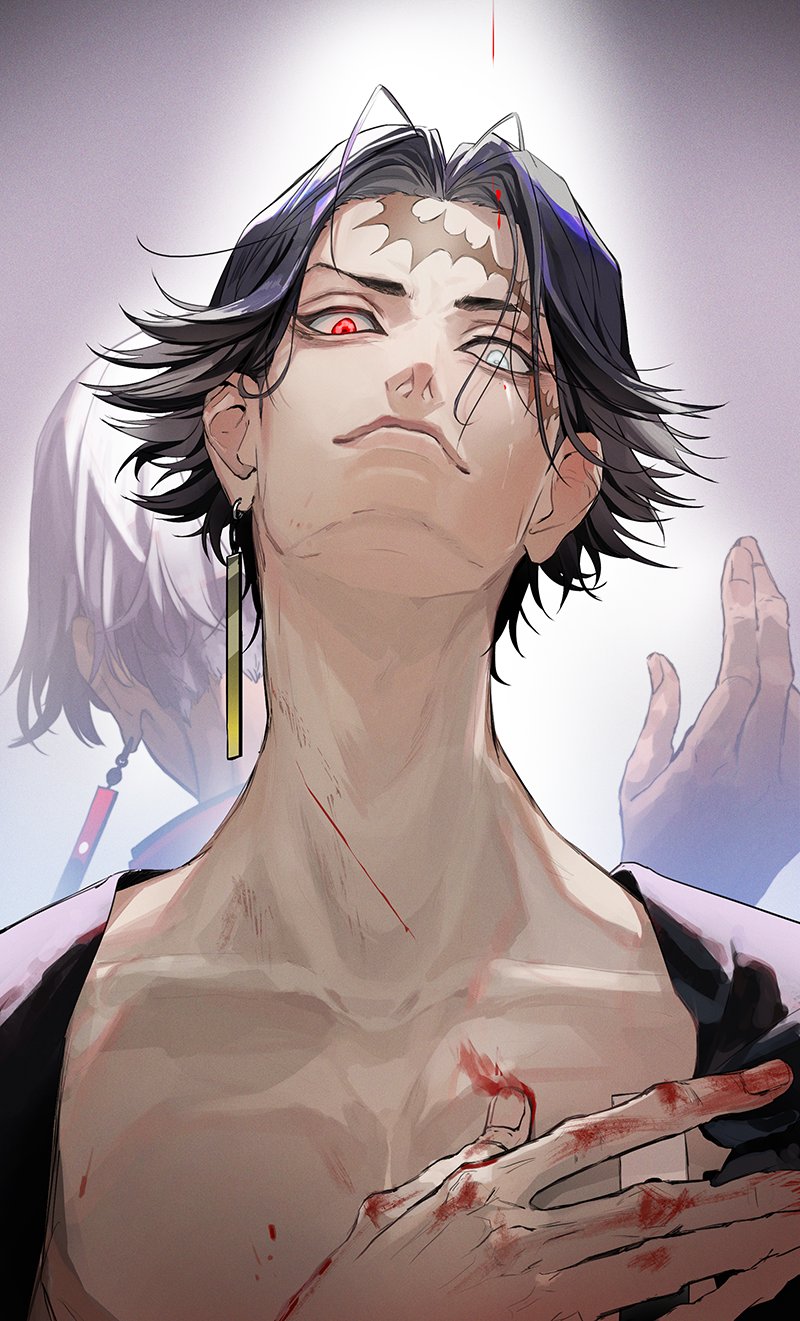 kurokawa izana and kakuchou (tokyo revengers) drawn by miyuki_nknk
